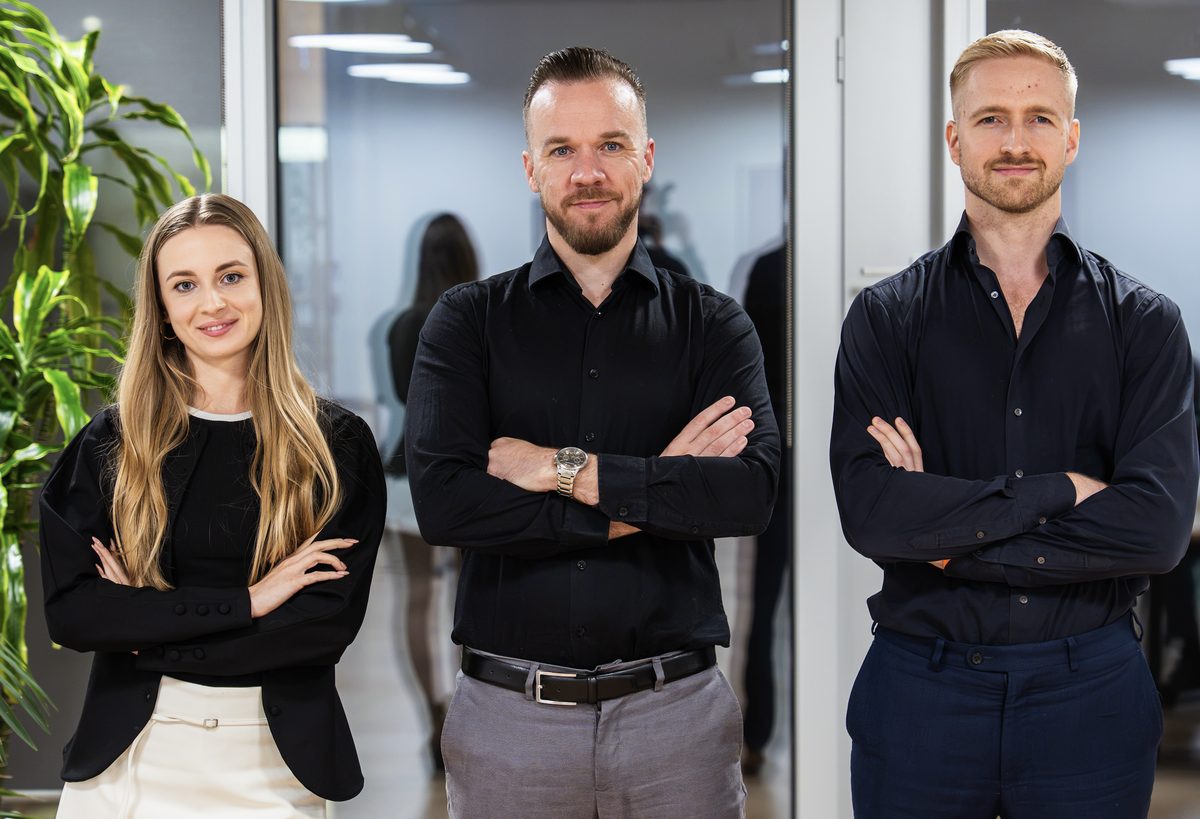 Lucas Bakx, Frederic Bodin and Katia Tymoshenko of Amplifyre Marketing